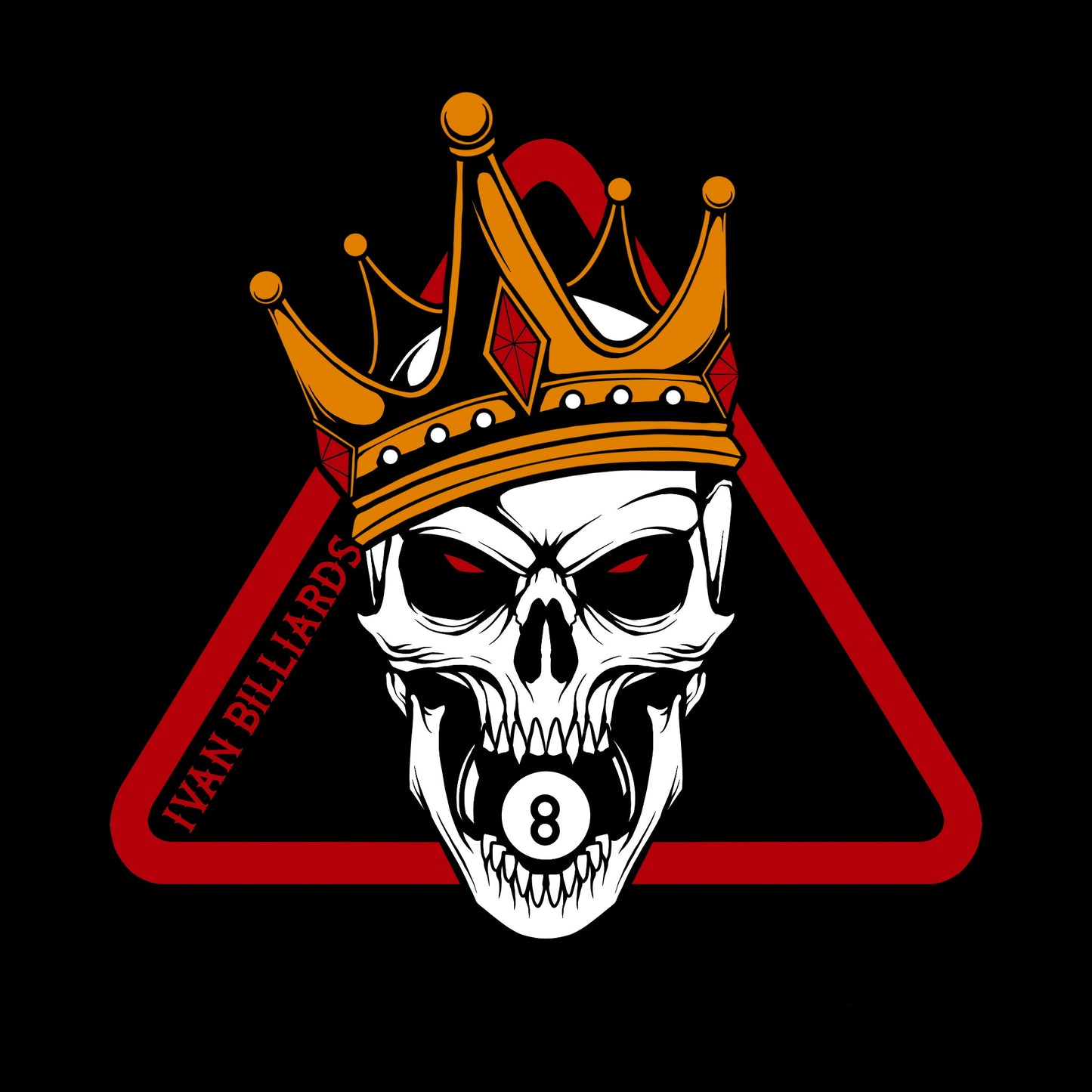 Ivan Billiards "Skull 8" T-Shirt