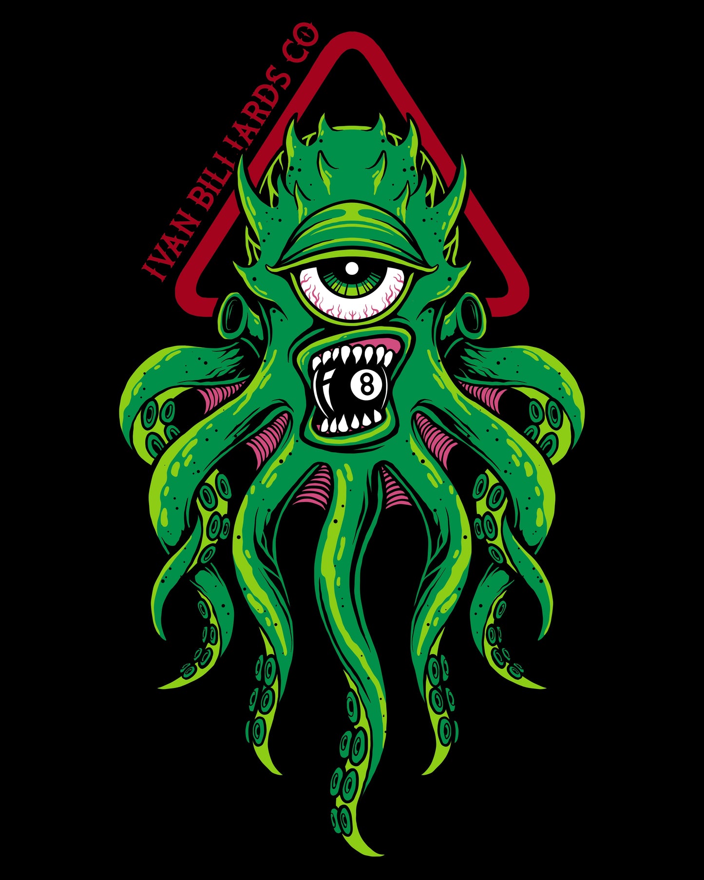 Ivan Billiards "Cyclops 8" T-Shirt