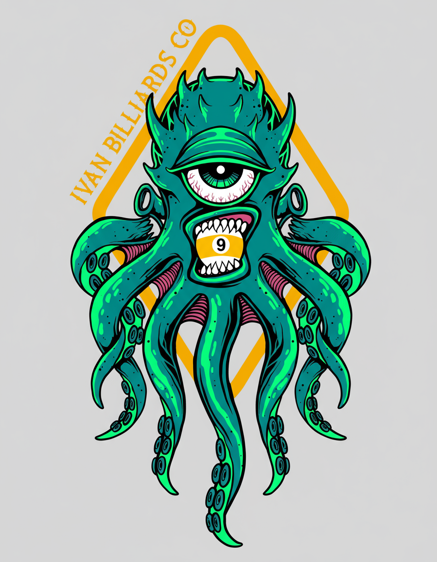 Ivan Billiards "Cyclops 9" T-Shirt