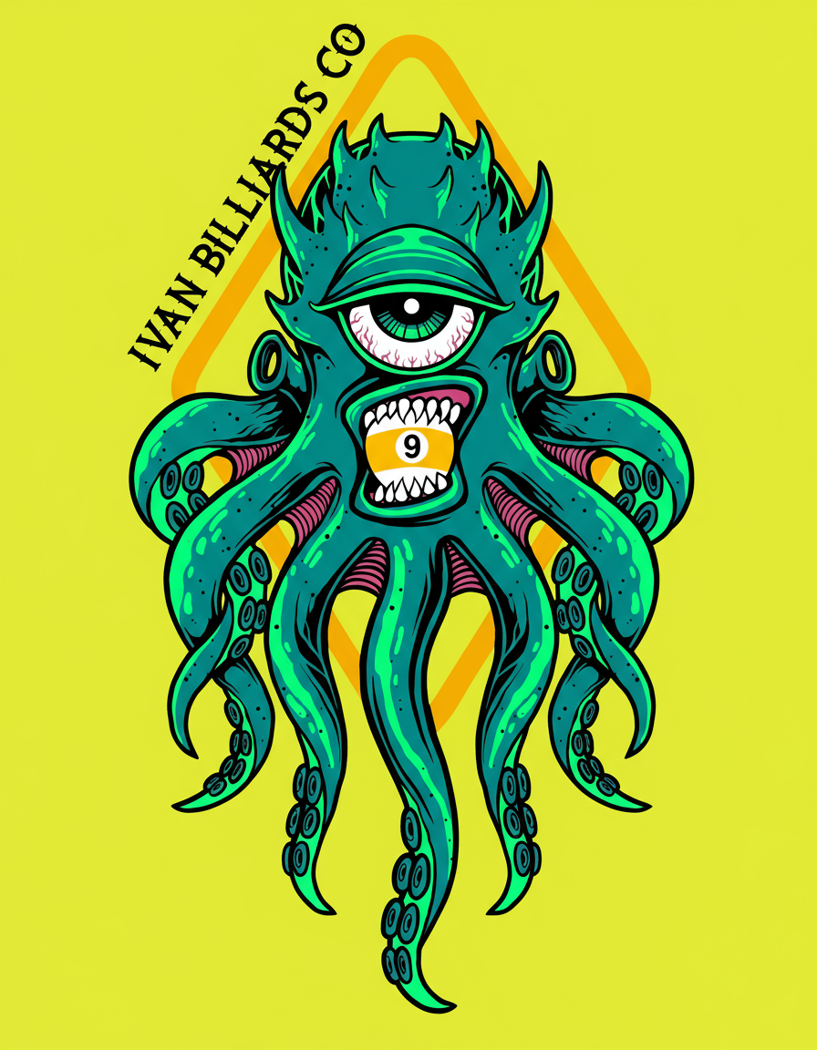 Ivan Billiards "Cyclops 9" T-Shirt