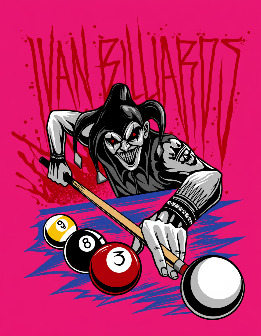 Ivan Billiards "Jester" T-Shirt