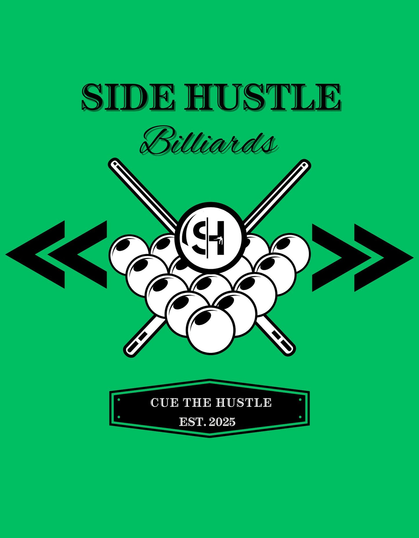 Side Hustle "Billiards" T-Shirt
