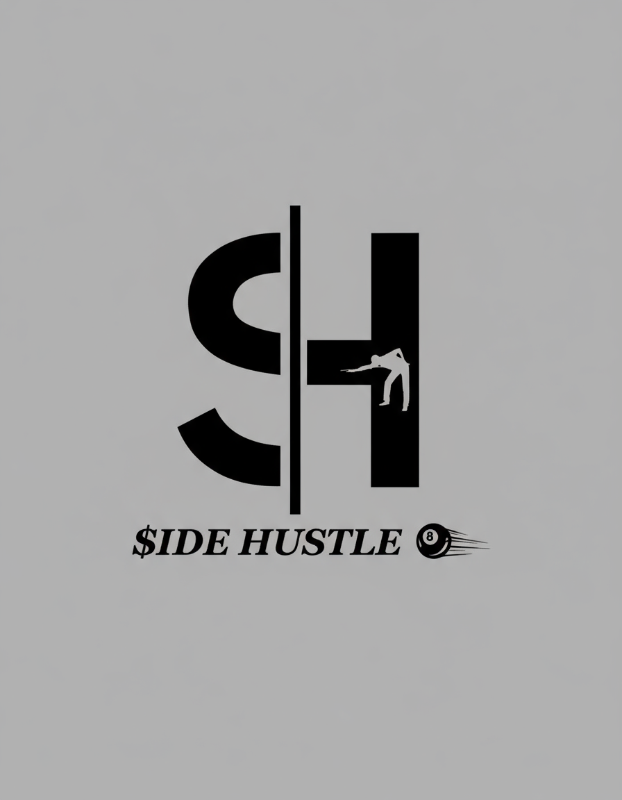 Side Hustle "Black Logo" T-Shirt