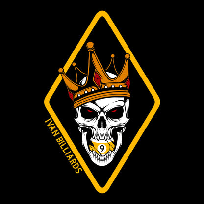 Ivan Billiards "Skull 9" T-Shirt