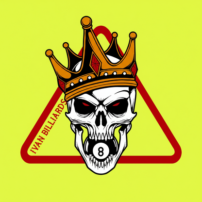 Ivan Billiards "Skull 8" T-Shirt