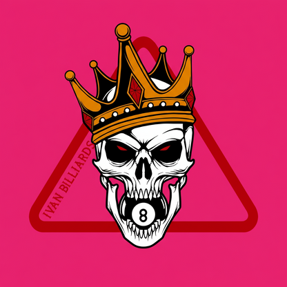 Ivan Billiards "Skull 8" T-Shirt