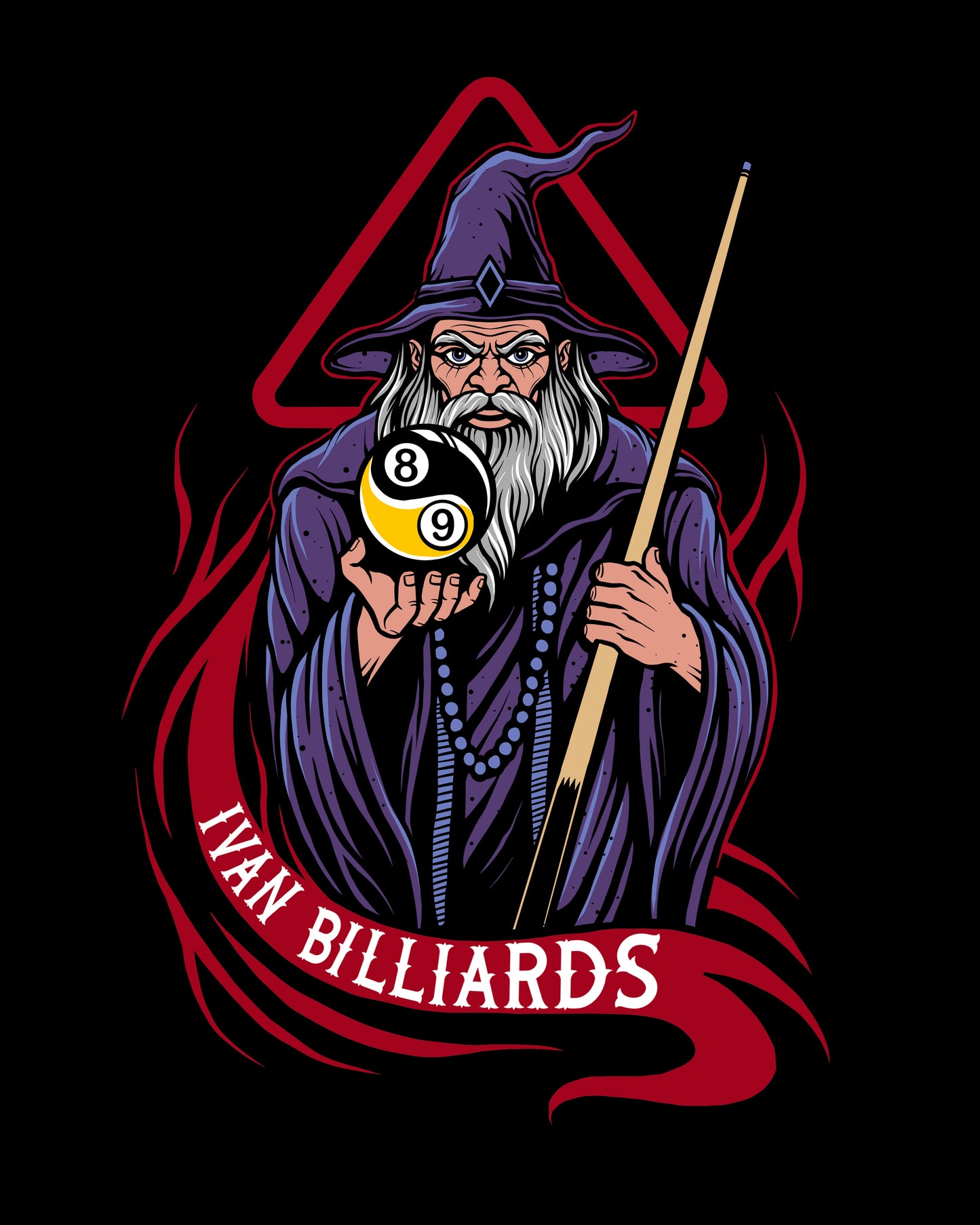 Ivan Billiards "Wizard" T-Shirt