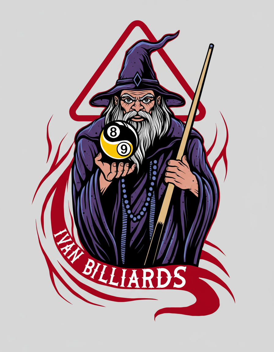 Ivan Billiards "Wizard" T-Shirt
