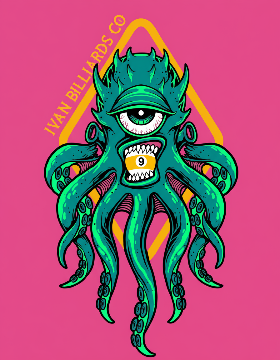 Ivan Billiards "Cyclops 9" T-Shirt