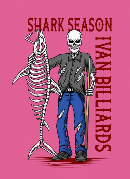Ivan Billiards "Shark" T-Shirt