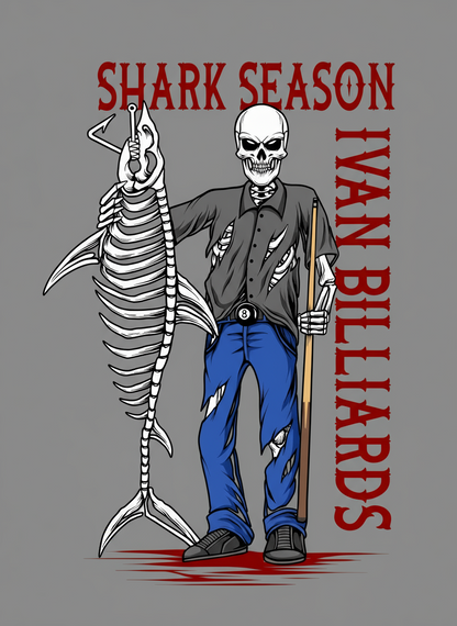 Ivan Billiards "Shark" T-Shirt