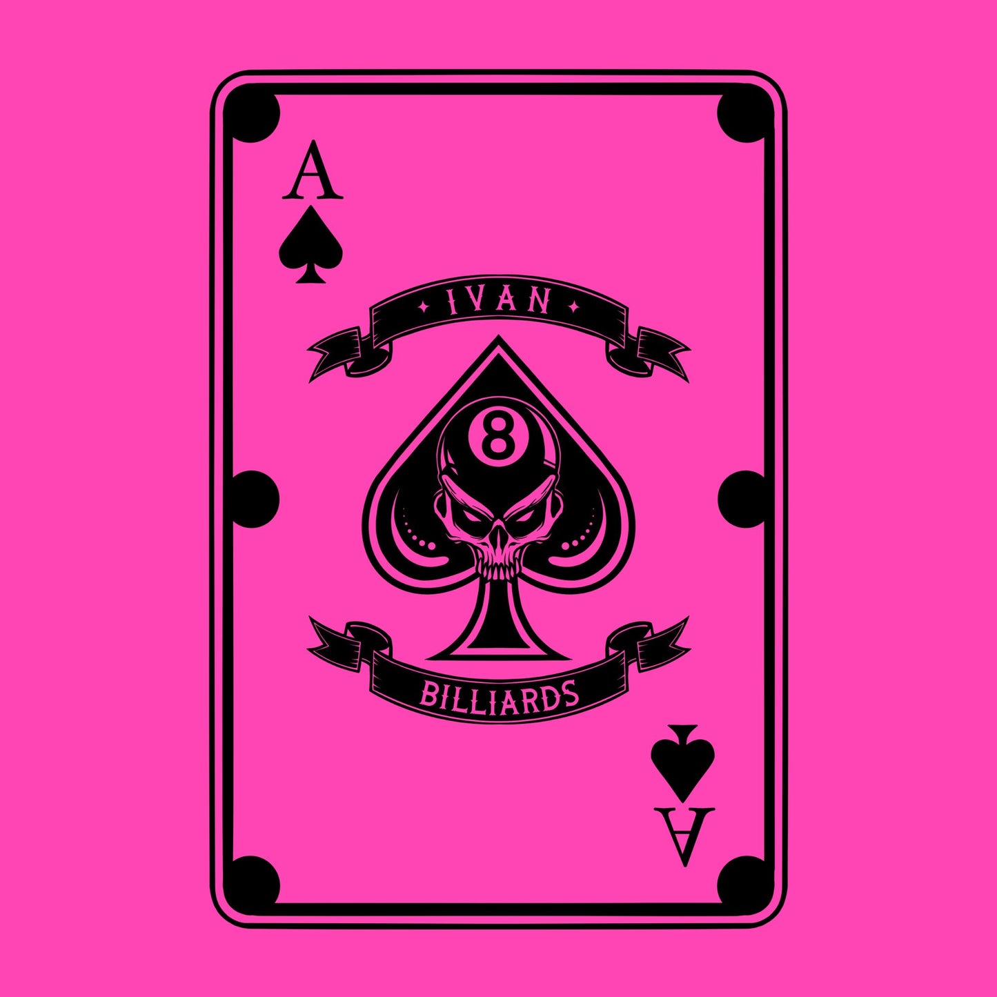 Ivan Billiards "Spades" T-Shirt