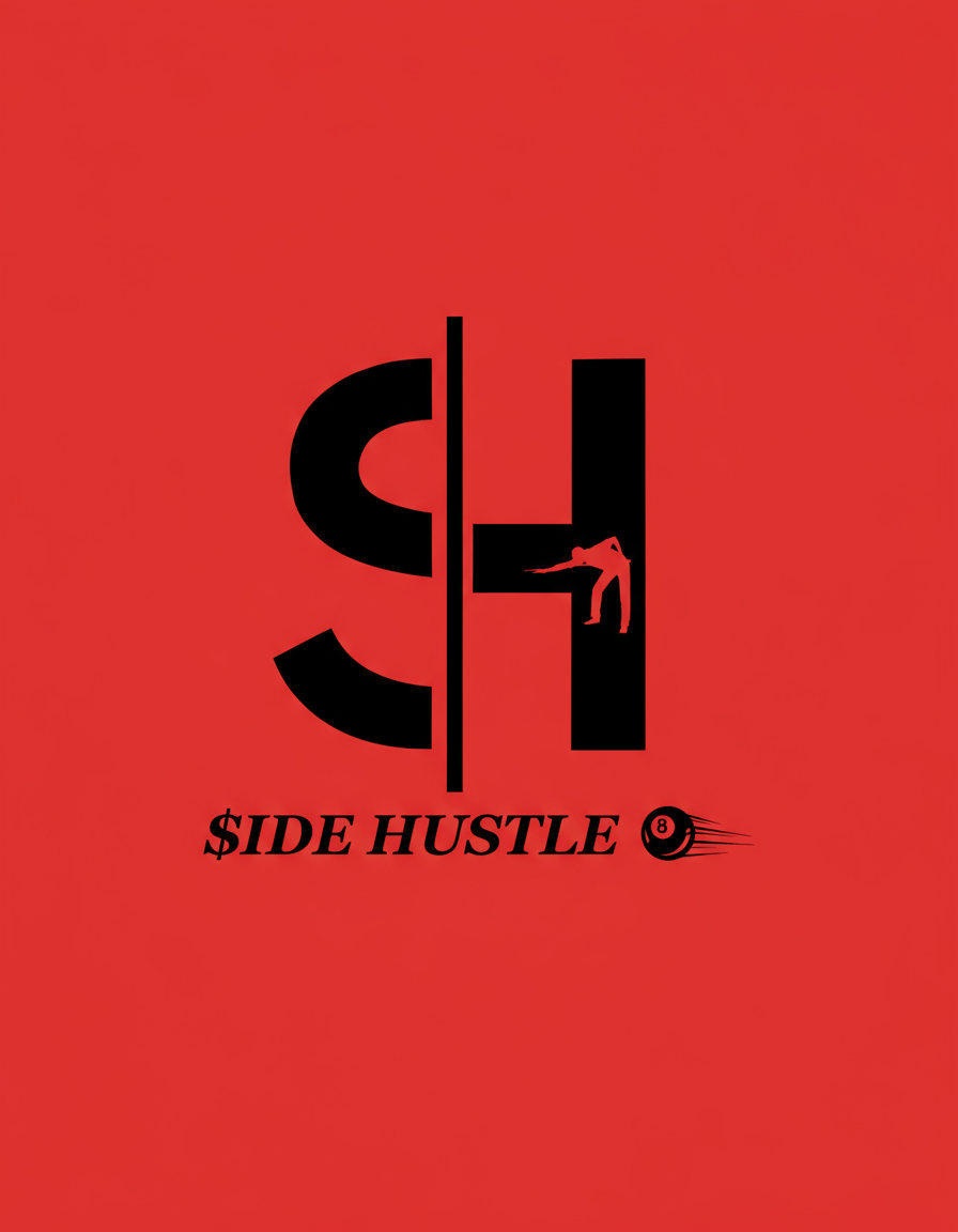 Side Hustle "Black Logo" T-Shirt