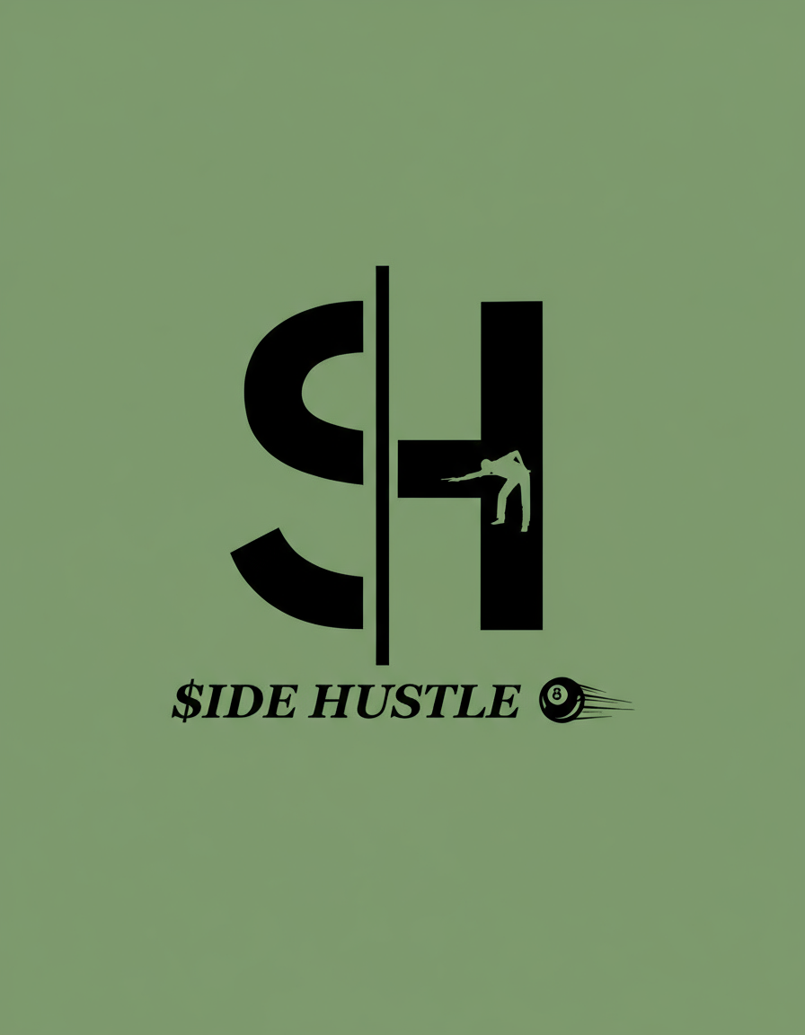 Side Hustle "Black Logo" T-Shirt